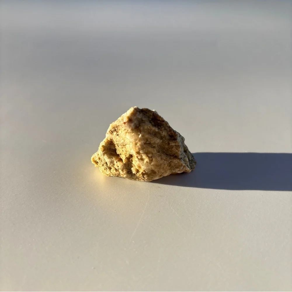 Raw Mineral Specimen with Silver Shimmer